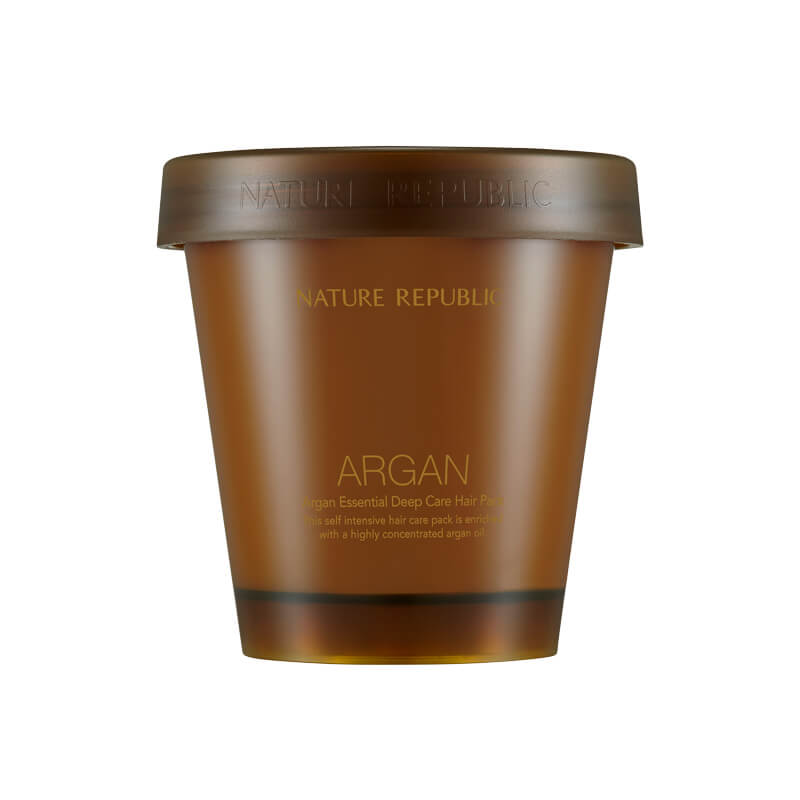 Укрепляющая маска для волос с маслом арганы Nature Republic Argan Essential Deep Care Hair Pack