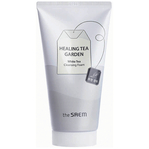 Пенка для умывания с белым чаем The Saem Healing Garden Tea White Tea Cleansing Foam