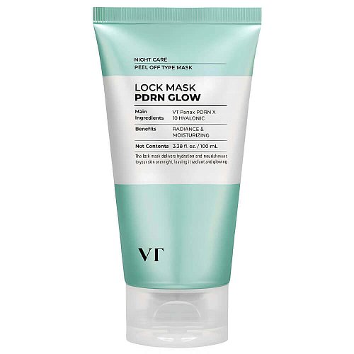 Ночная маска-плёнка для увлажнения и сияния кожи с ПДРН VT Cosmetics PDRN Glow Lock Mask