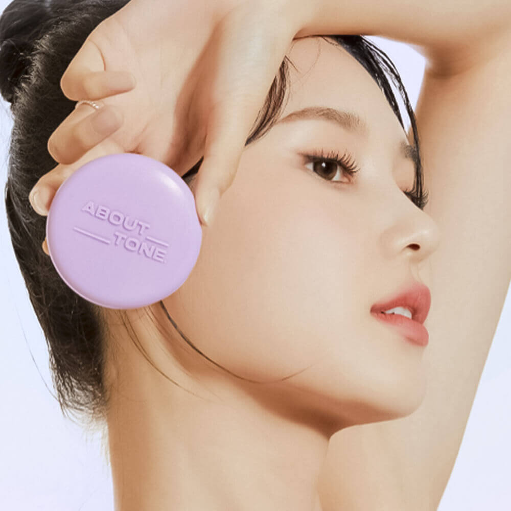 Прессованная пудра для лица с блюр-эффектом About Tone Blur Powder Pact