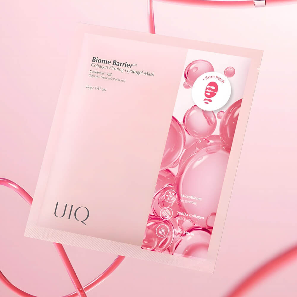 Гидрогелевая маска с коллагеном и пробиотиками UIQ Biome Barrier Collagen Firming Hydrogel Mask