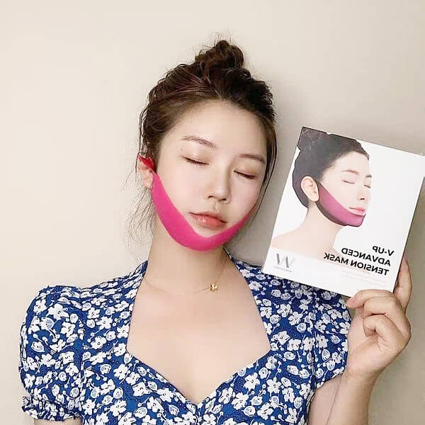 Маска-бандаж для лица Wonjin Effect V-Up Advanced Tension Mask 