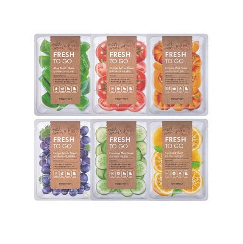 Освежающие тканевые маски Tony Moly Fresh To Go Mask Sheet