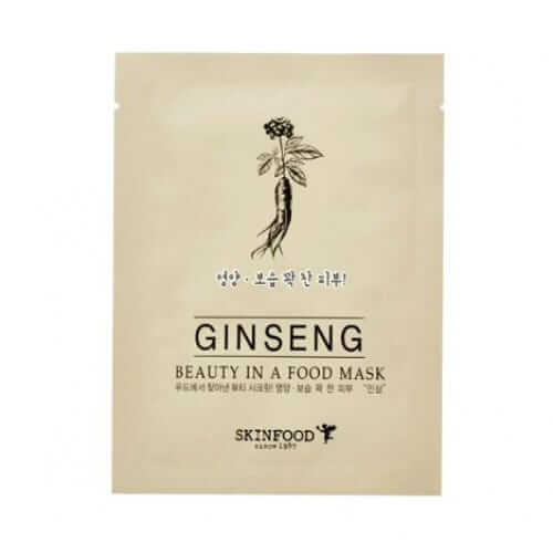 Тканевые маски для лица Skinfood Beauty In A Food Mask Sheet - С экстрактом женьшеня (Ginseng)