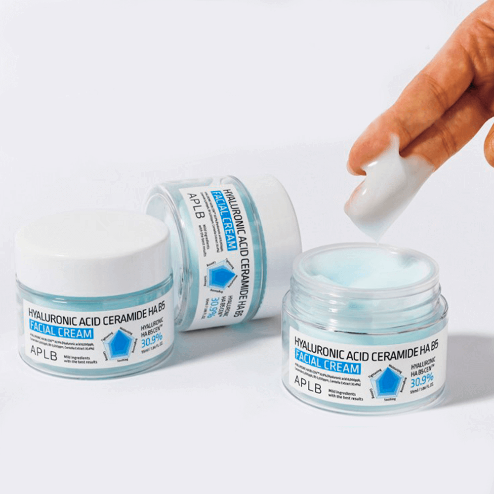 Увлажняющий крем с гиалуроновой кислотой и церамидами APLB Hyaluronic Acid HA B5 Facial Cream