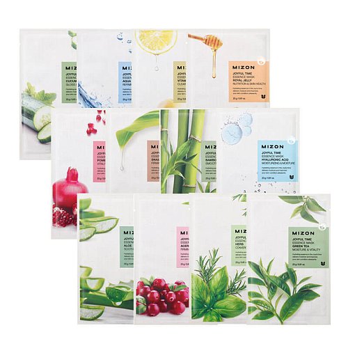 Увлажняющие тканевые маски для лица Mizon Joyful Time Essence Mask