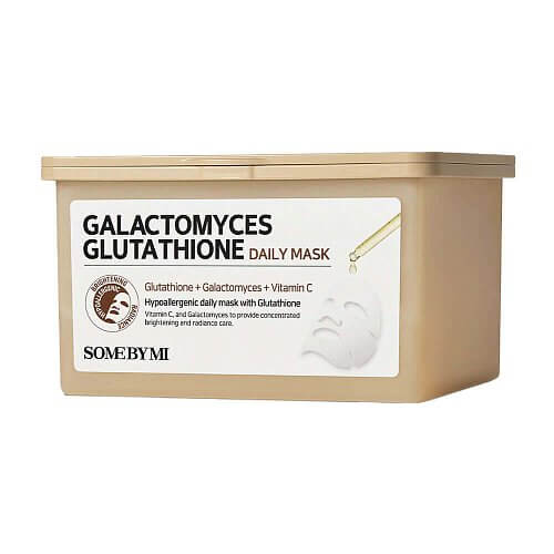 Набор осветляющих тканевых масок с галактомисисом Some By Mi Galactomyces Glutathione Daily Mask