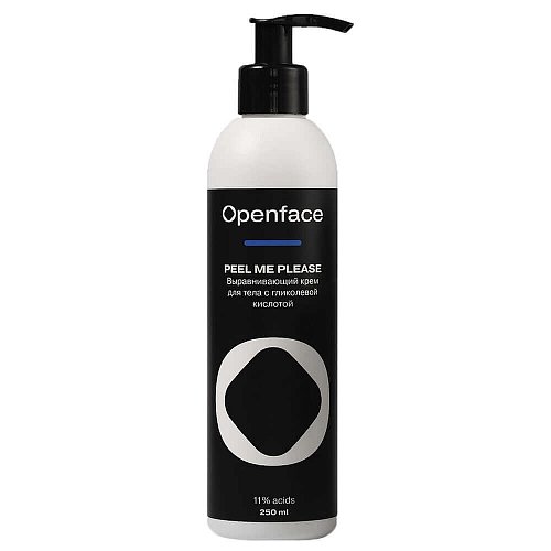 Выравнивающий крем для тела с гликолевой кислотой Openface Peel Me Please