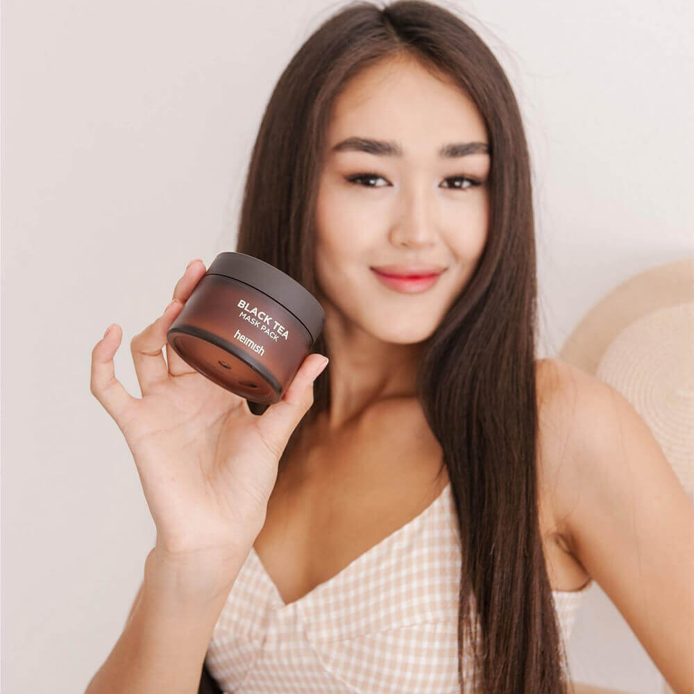 Антиоксидантная маска против отёков Heimish Black Tea Mask Pack
