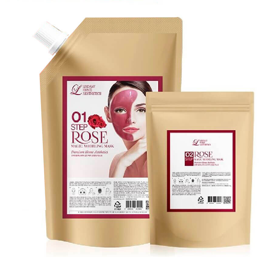 Гелевые моделирующие альгинатные маски Lindsay Magic Modeling Mask Роза