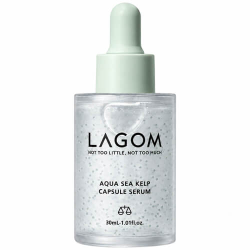 Капсульная увлажняющая сыворотка с морским ПДРН Lagom Aqua Sea Kelp Capsule Serum