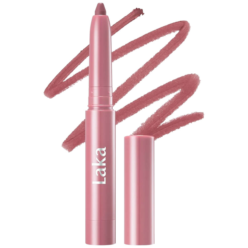 Стойкий кремовый карандаш для губ Laka Stain Lip Liner 02 Suede Pink