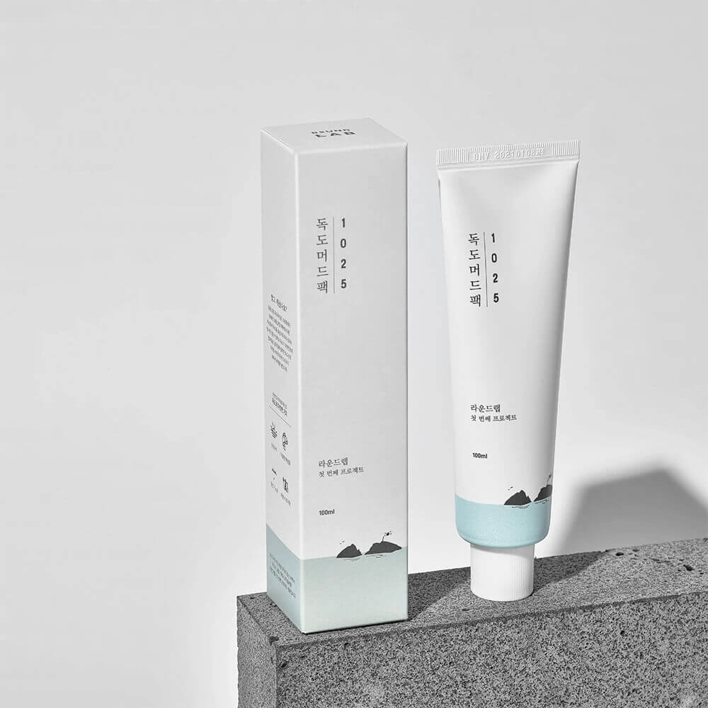 Очищающая глиняная маска с морской водой Round Lab 1025 Dokdo Mud Pack 