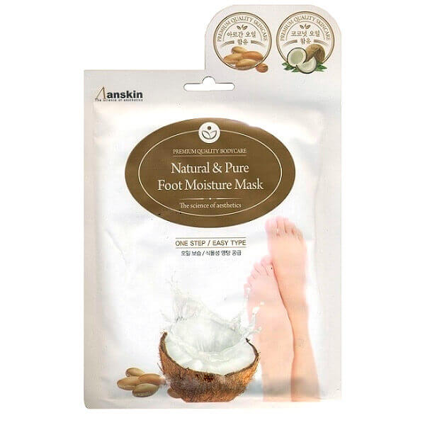 Увлажняющая маска для ног Anskin Natural & Pure Foot Moisture Mask