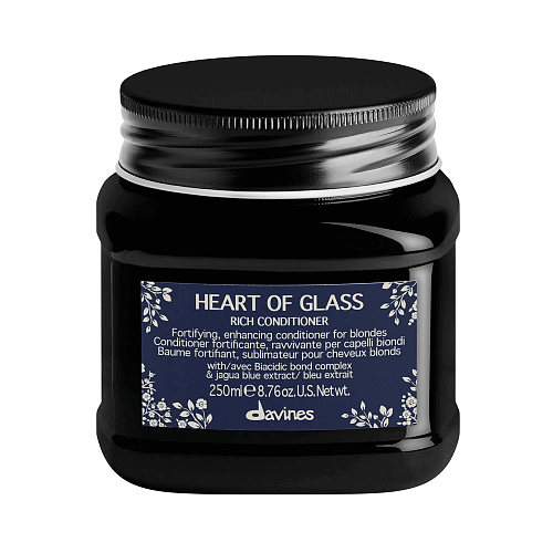 Питательный кондиционер для светлых волос Davines Heart of Glass Rich Conditioner