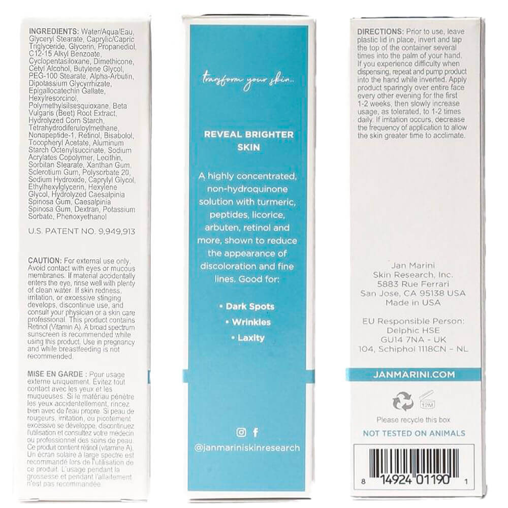 Лосьон с 0,3% ретинола против пигментации Jan Marini Marini Luminate Face Lotion