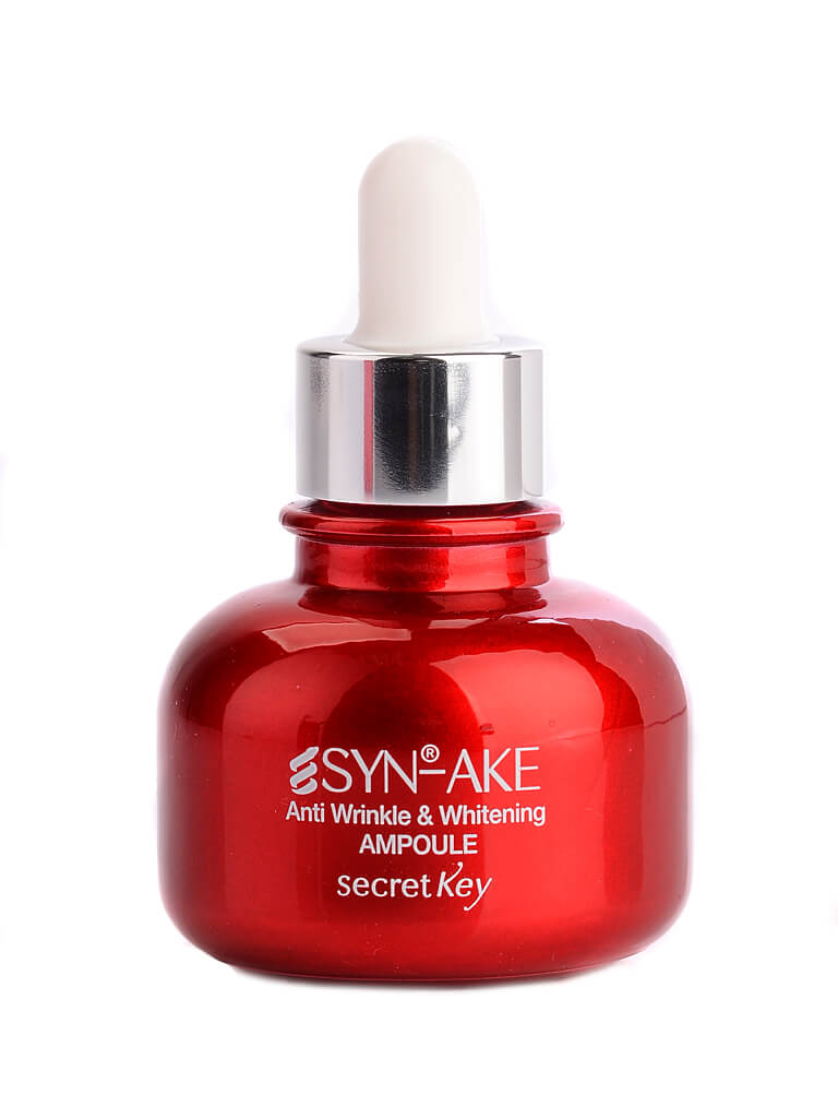 Антивозрастная пептидная сыворотка Secret Key Syn-Ake Anti Wrinkle Whitening Ampoule