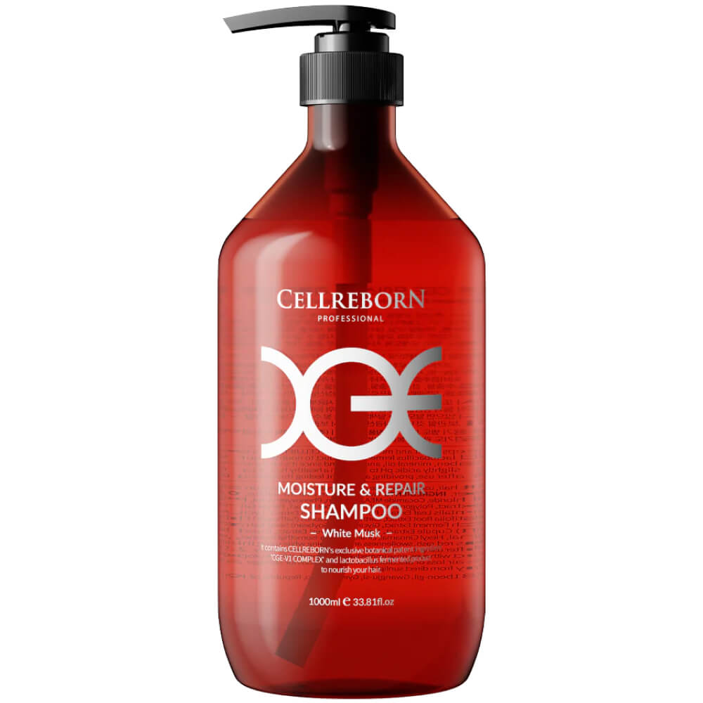

Восстанавливающий шампунь для повреждённых волос Cellreborn CGE Moisture & Repair Shampoo