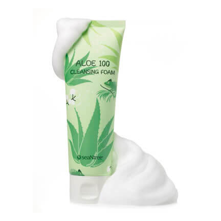 

Кремовые пенки для умывания SeaNtree 100 Cleansing Foam - Пенка с алоэ (Aloe)
