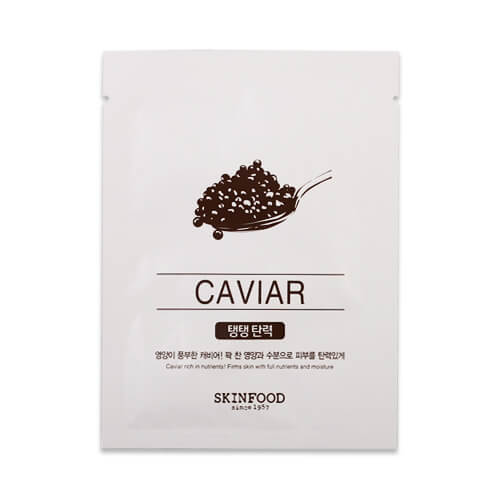 Тканевые маски для лица Skinfood Beauty In A Food Mask Sheet - С черной икрой (Caviar)