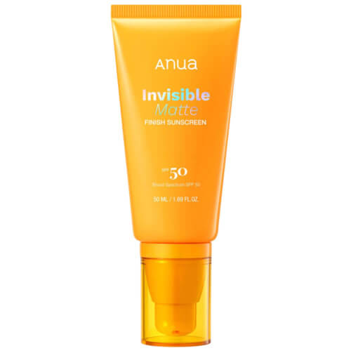 Бесцветный матирующий солнцезащитный крем Anua Invisible Matte Finish Sunscreen