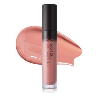Тинт для губ The Saem Eco Soul Color It Volume Gloss 01. Warm Beige