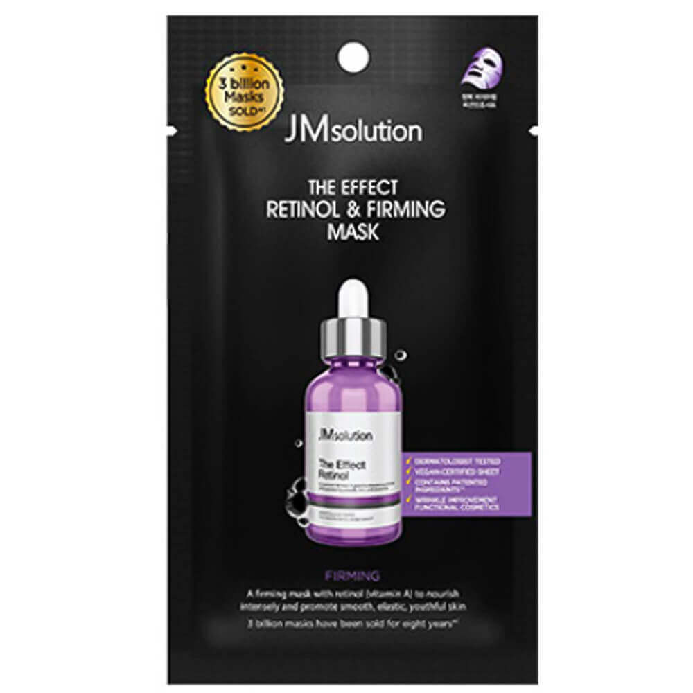 Тканевая маска с ретинолом JMsolution The Effect Retinol & Firming Mask