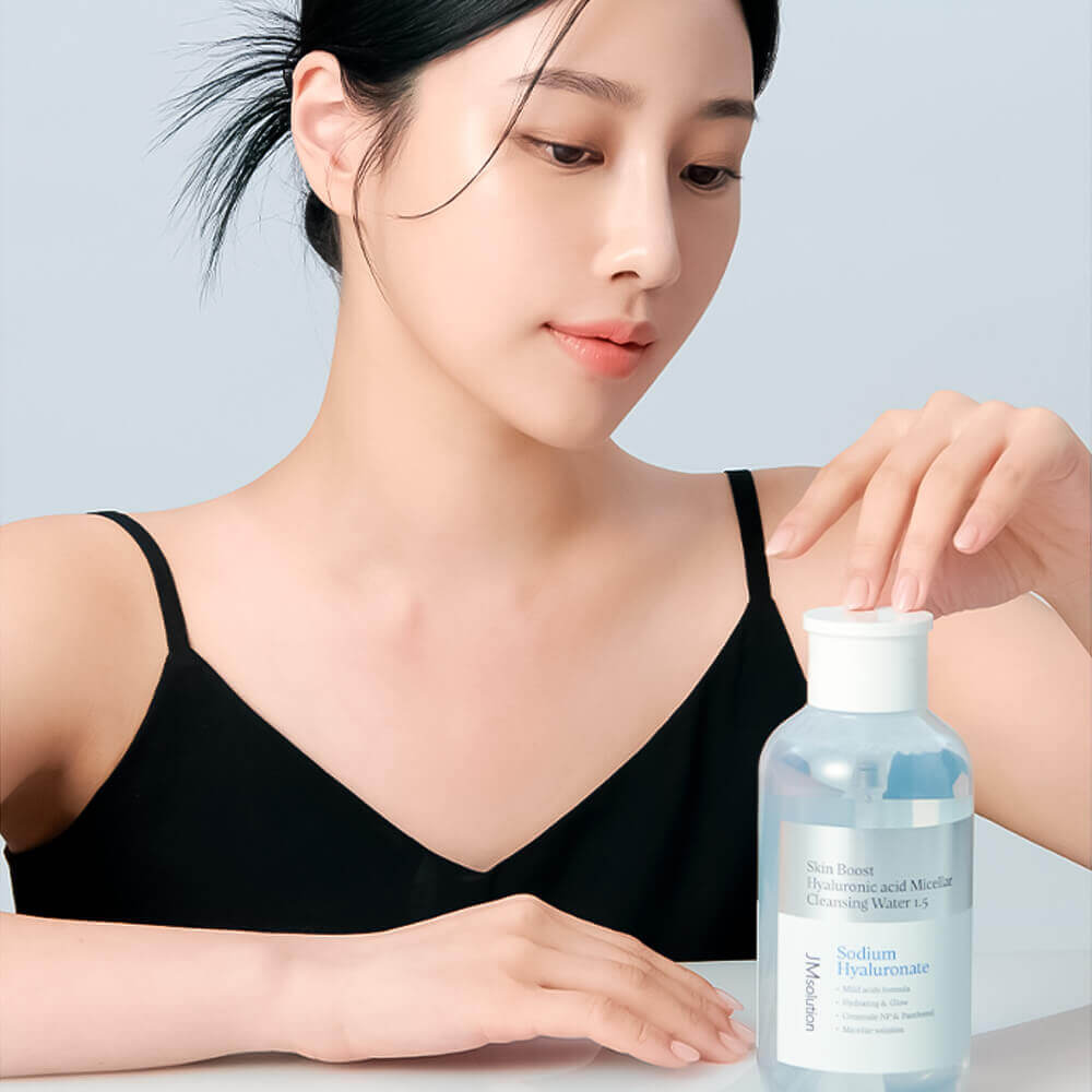 Увлажняющая мицеллярная вода JMsolution Skin Boost Hyaluronic Acid Micellar Cleansing Water 1.5