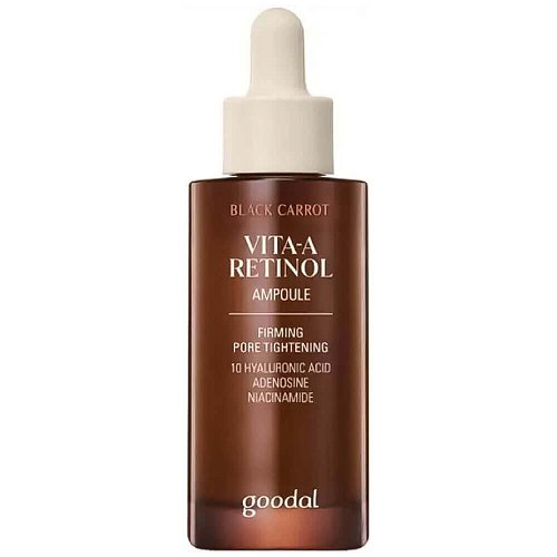 Укрепляющая ампула с ретинолом и чёрной морковью Goodal Black Carrot Vita-A Retinol Ampoule