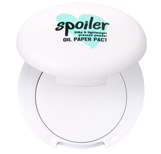 Матирующая компактная пудра Tony Moly Spoiler Oil Paper Pact 01. Cotton White - Хлопковая белая пудра