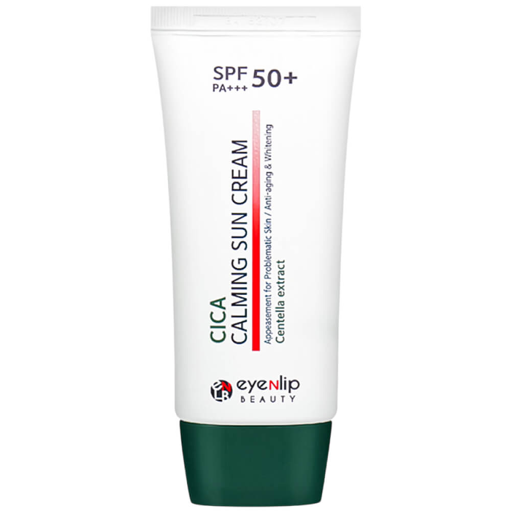 Водостойкий успокаивающий солнцезащитный крем Eyenlip Cica Calming Sun Cream SPF50+ PA+++