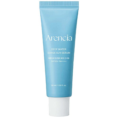 Солнцезащитная сыворотка с ПДРН и пептидами Arencia Deep Water Surge Sun Serum SPF50+ PA++++