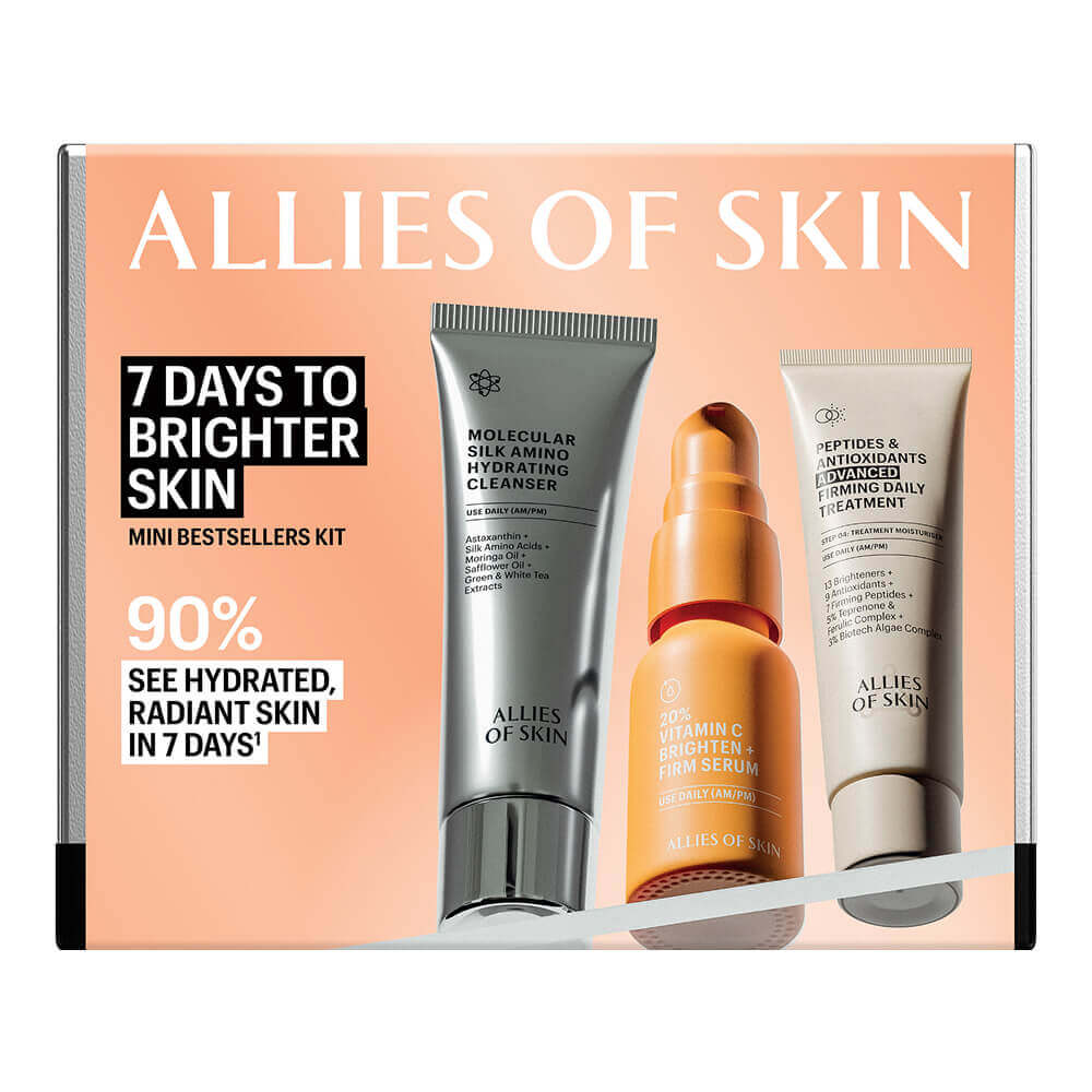 Набор антиоксидантных средств для ухода за кожей Allies Of Skin 7 Days to Brighter Skin Kit