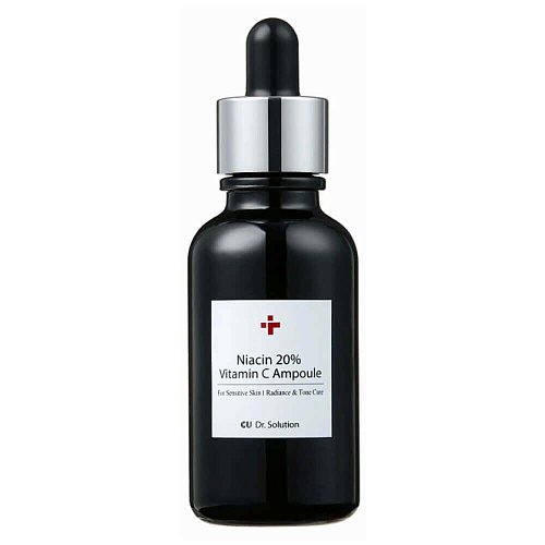 Антивозрастная ампула для ровного тона с ниацинамидом CUSKIN Dr.Solution Niacin 20% Vitamin C Ampoule