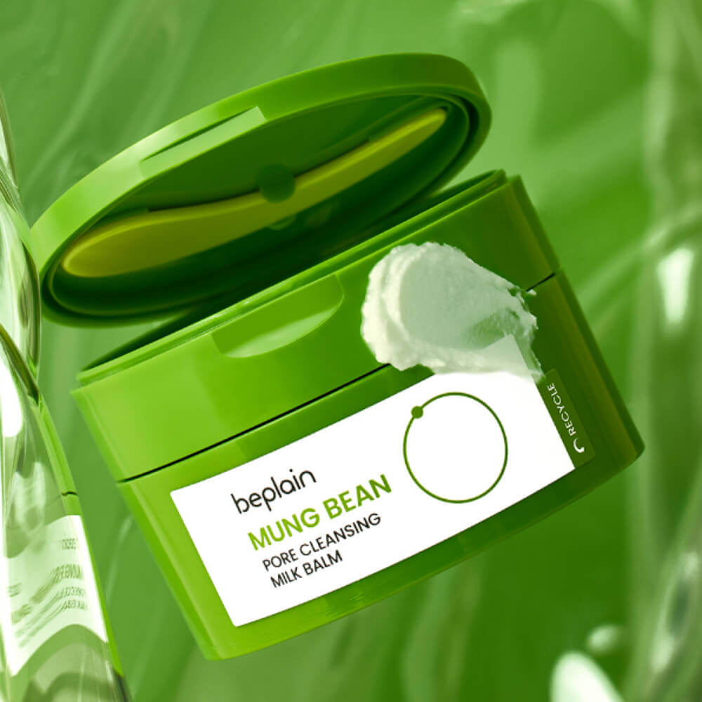 Молочный бальзам для глубокого очищения пор beplain Mung Bean Pore Cleansing Milk Balm