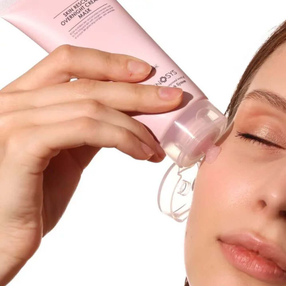 Кремовая ночная маска с кислородными капсулами Genosys Skin Rescue Overnight Cream Mask