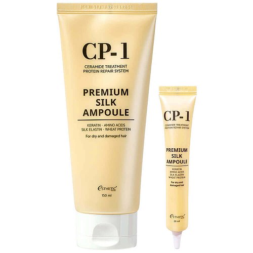 Сыворотка для волос с шёлком и кератином CP-1 Premium Silk Ampoule