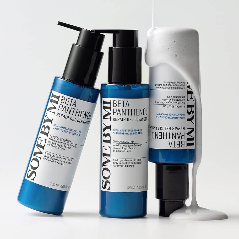 Гель для умывания с пантенолом и пробиотиками Some By Mi Beta Panthenol Repair Gel Cleanser