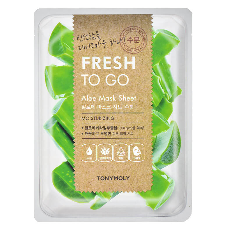 Тканевая маска с алоэ Tony Moly Fresh To Go Aloe Mask Sheet