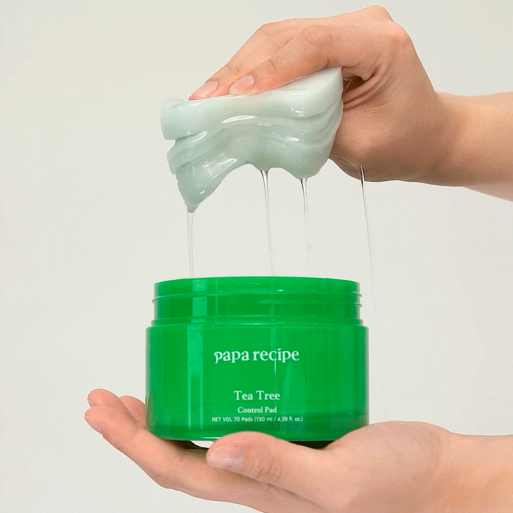 Тонкие успокаивающие пэды с чайным деревом Papa Recipe Tea Tree Control Pad