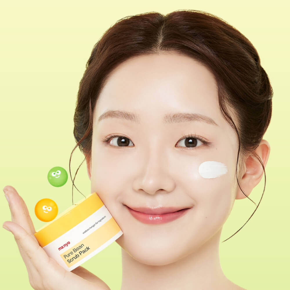 Очищающая маска-скраб с бобами сои Manyo Рure Bean Scrub Pack