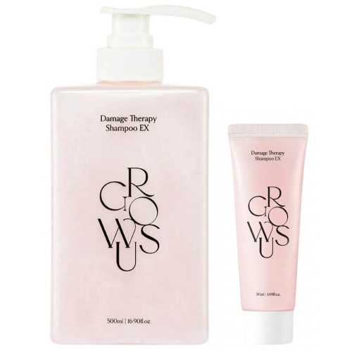 Восстанавливающий шампунь для повреждённых волос GROWUS Damage Therapy Shampoo EX