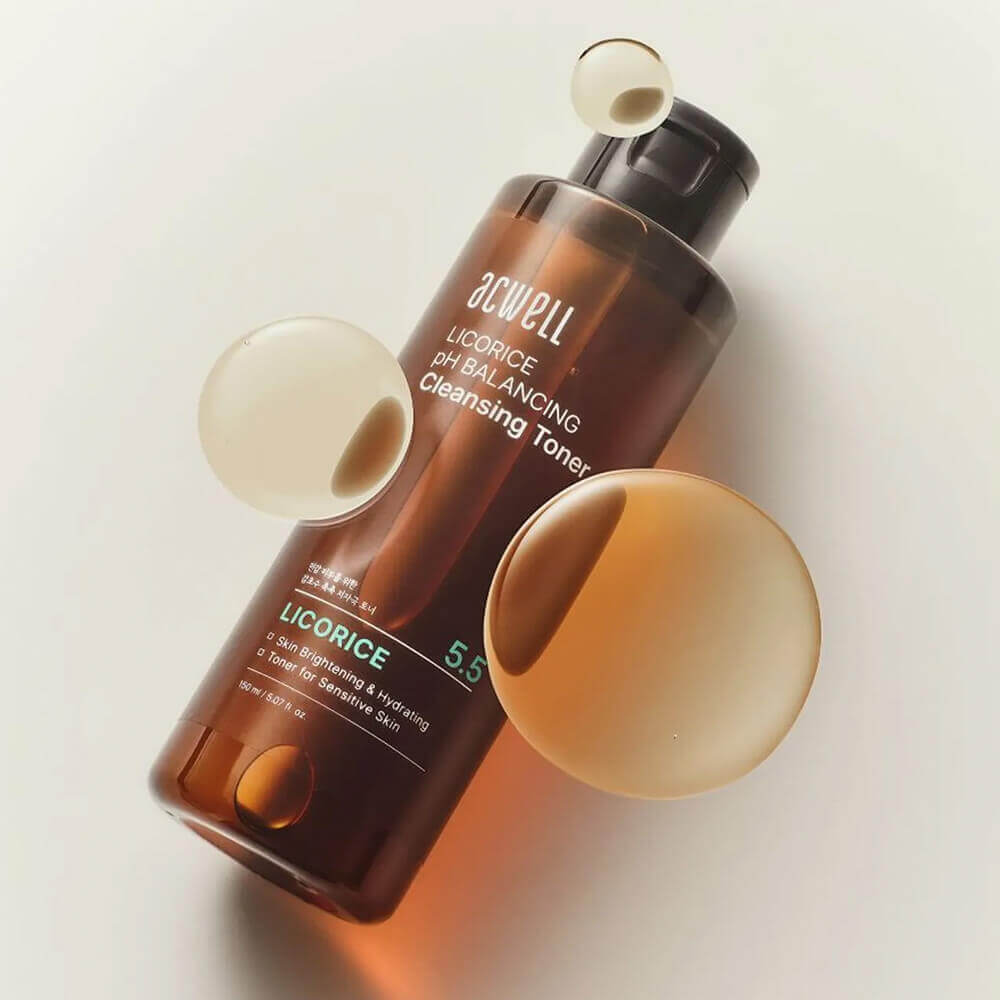 Увлажняющий тонер с экстрактом солодки Acwell Licorice pH Balancing Cleansing Toner