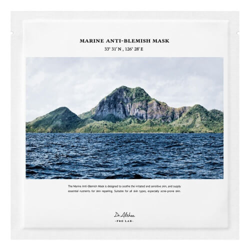 Успокаивающая тканевая маска для проблемной кожи Dr. Althea Pro Lab Marine Anti-Blemish Mask