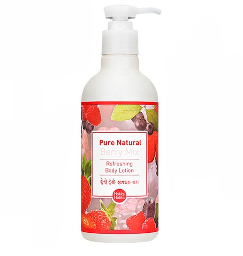Лосьон для тела Holika Holika Pure Natural Body Lotion Berry Mix Refreshing - лесные ягоды