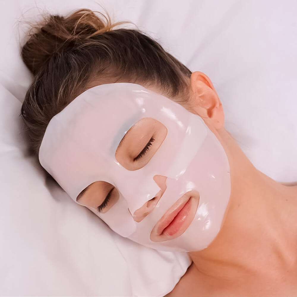 Успокаивающая гидрогелевая маска Sungboon Editor Deep Collagen Cica Teatree Soothing Mask