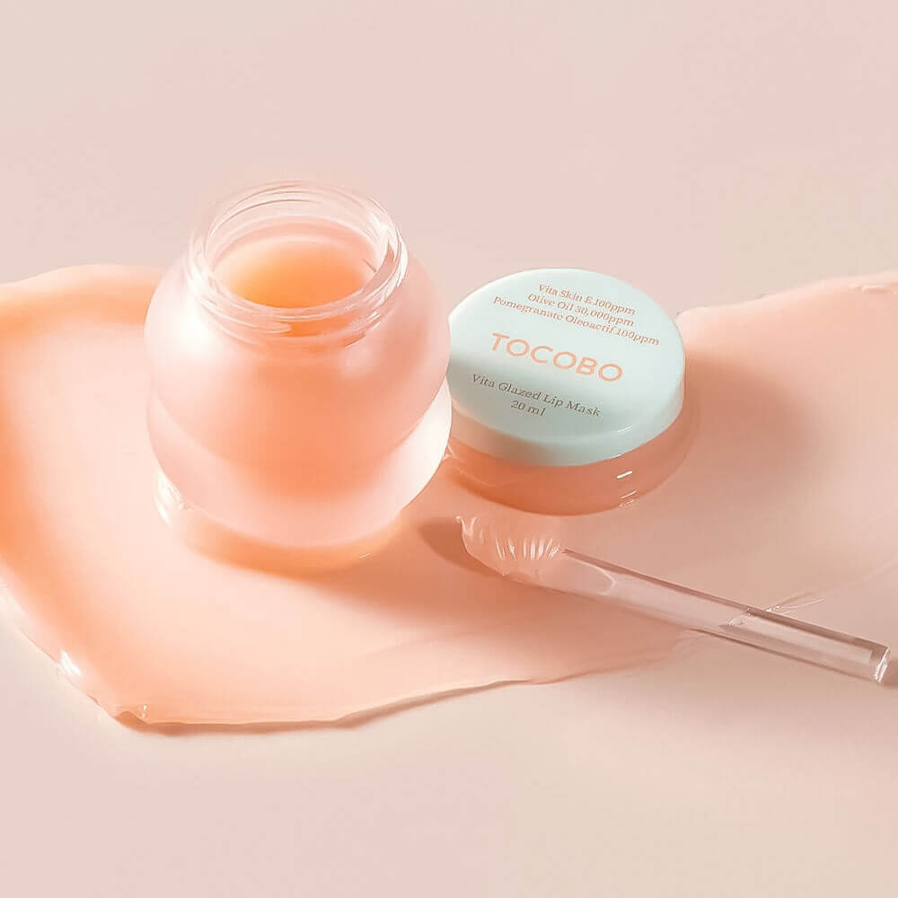 Восстанавливающая глазированная маска для губ Tocobo Vita Glazed Lip Mask