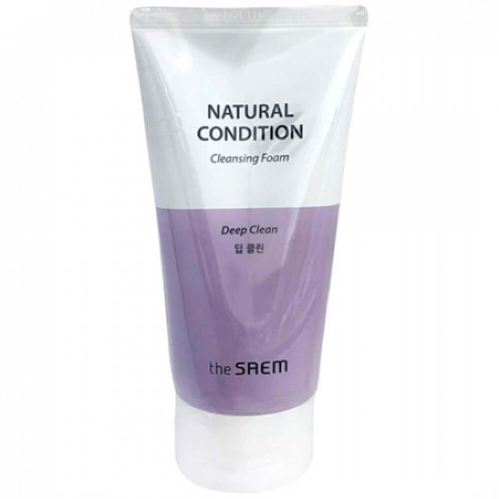 Пенка для глубокого очищения пор The Saem Natural Condition Cleansing Foam Deep Clean