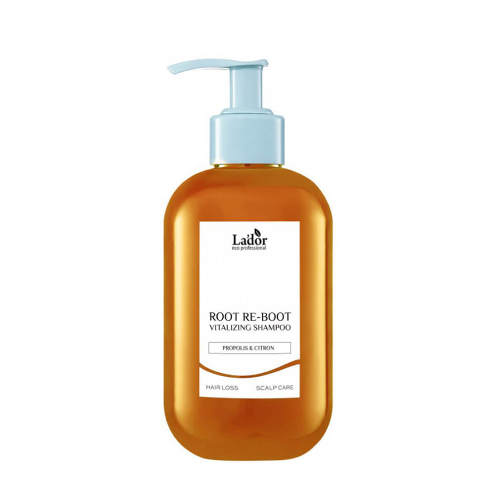 Шампунь для сухой кожи головы с прополисом Lador Root Re-Boot Vitalizing Shampoo Propolis & Citron 350 мл