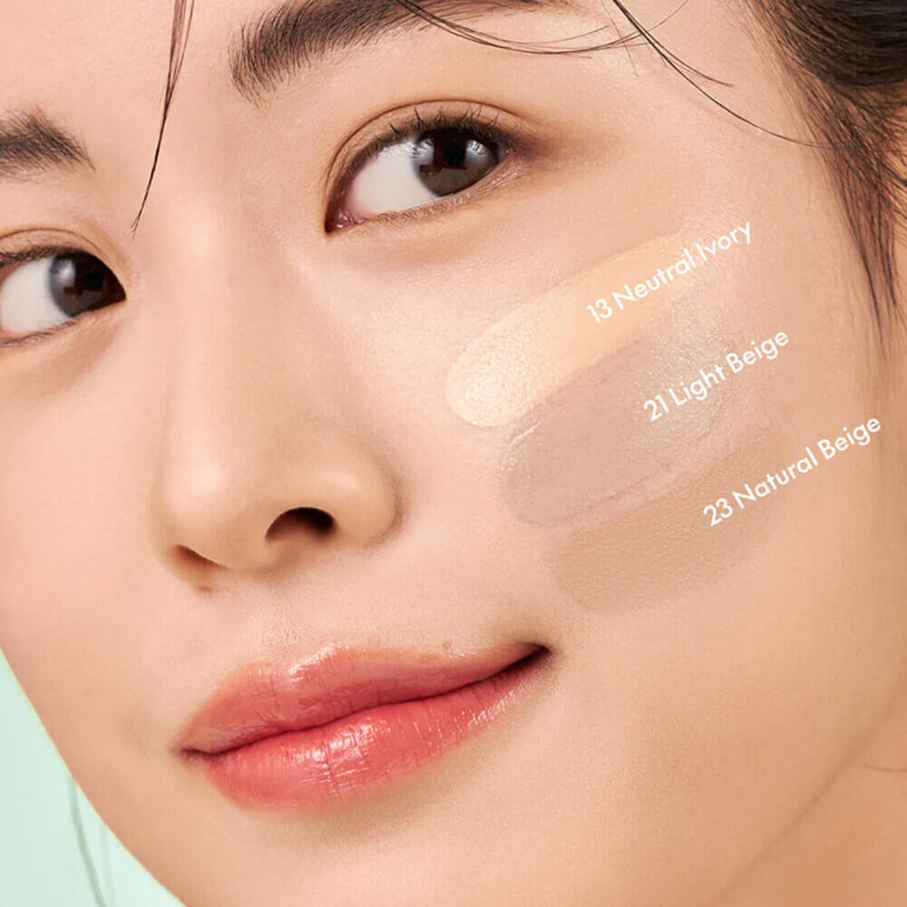Стойкий полуматовый кушон с центеллой Purito Seoul Wonder Releaf Centella BB Cushion SPF30 PA+++